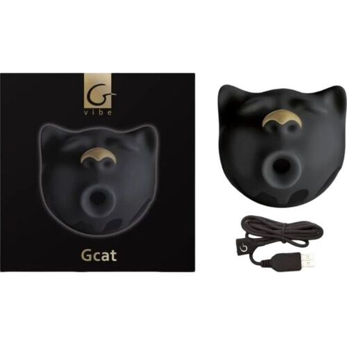 GVIBE - GCAT MYSTIC SUCCIONADOR DE CLTORIS NEGRO