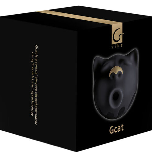 GVIBE - GCAT MYSTIC SUCCIONADOR DE CLTORIS NEGRO