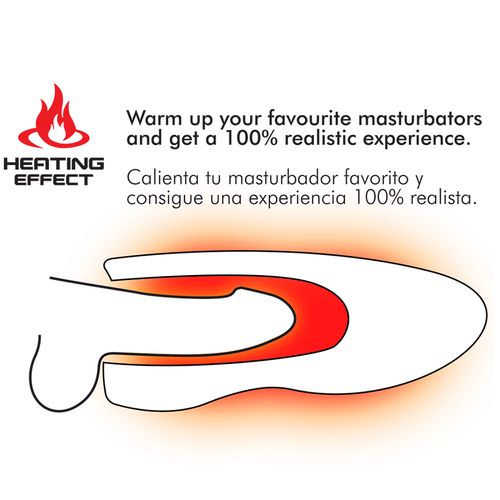 JAMYJOB - SPIN-X MASTURBADOR CON ROTACIÓN Y FUNCIÓN CALOR