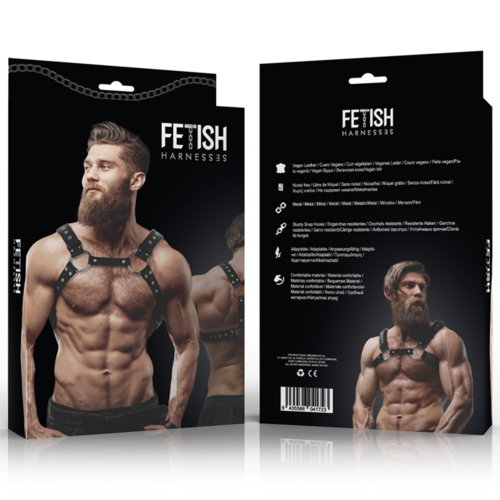 FETISH SUBMISSIVE ATTITUDE - ARNS ECOPIEL PECHO CON TACHUELAS HOMBRE