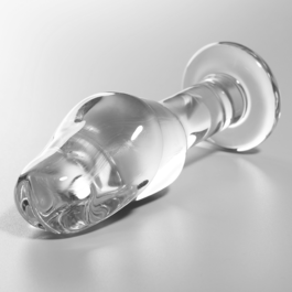 NEBULA SERIES BY IBIZA - MODELO 6 PLUG CRISTAL BOROSILICATO 12.5 X 4 CM TRANSPARENTE