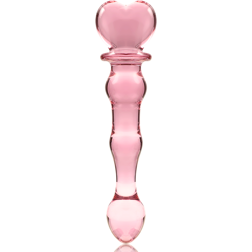 NEBULA SERIES BY IBIZA - MODELO 21 DILDO CRISTAL BOROSILICATO 20.5 X 3.5 CM ROSA