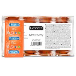 PASANTE - PRESERVATIVO SABOR FRESA BOLSA 144 UNIDADES