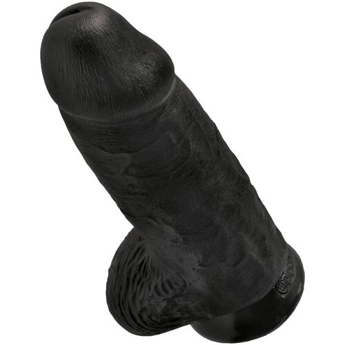 KING COCK - PENE REALISTICO CHUBBY 23 CM NEGRO