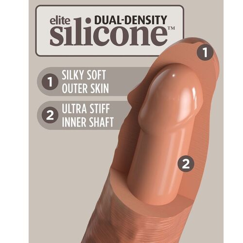 KING COCK ELITE - ARNES AJUSTABLE CONFORTABLE CON DILDO 17.8 CM