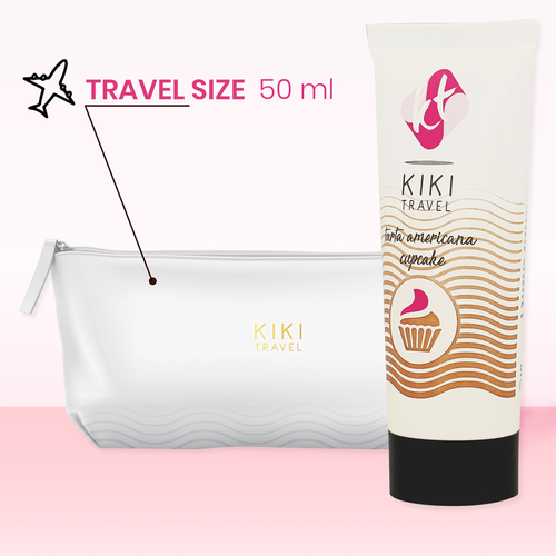 KIKI TRAVEL GEL DESLIZANTE SABOR A TARTA AMERICANA CUPCAKE 50 ML