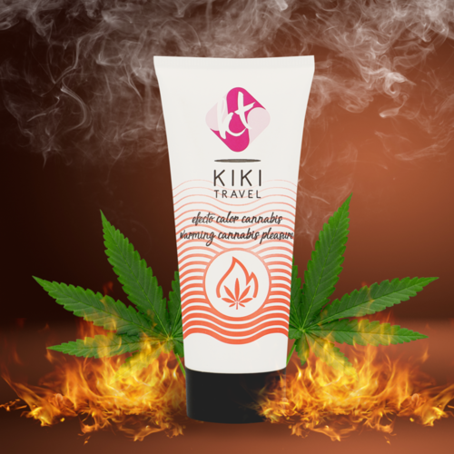 KIK TRAVEL GEL DESLIZANTE SABOR A CANNABIS EFECTO CALOR INTENSO 50ML