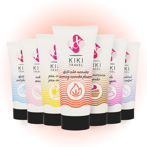 KIK TRAVEL GEL DESLIZANTE SABOR A CANNABIS EFECTO CALOR INTENSO 50ML