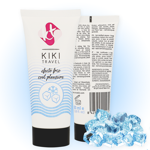 KIK TRAVEL GEL DESLIZANTE EFECTO FRO INTENSIFICADOR 50ML