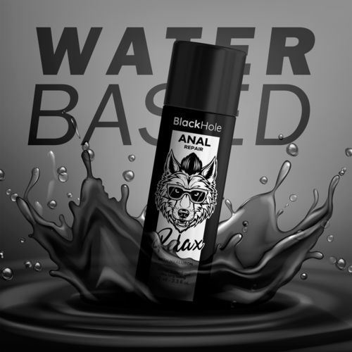 BLACK HOLE - ANAL REPAIR BASE AGUA RELAX CON HYALURON 100 ML