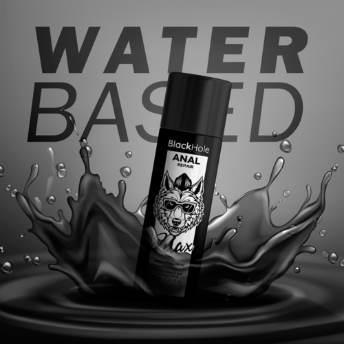BLACK HOLE - ANAL REPAIR BASE AGUA RELAX CON HYALURON 30 ML