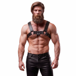 FETISH SUBMISSIVE ACTITUDE - ARNÉS ECOPIEL PECHO HOMBRE