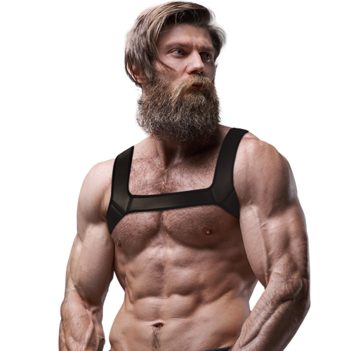 FETISH SUBMISSIVE ACTITUDE - ARNÉS NEOPRENO PECHO HOMBRE TALLA M