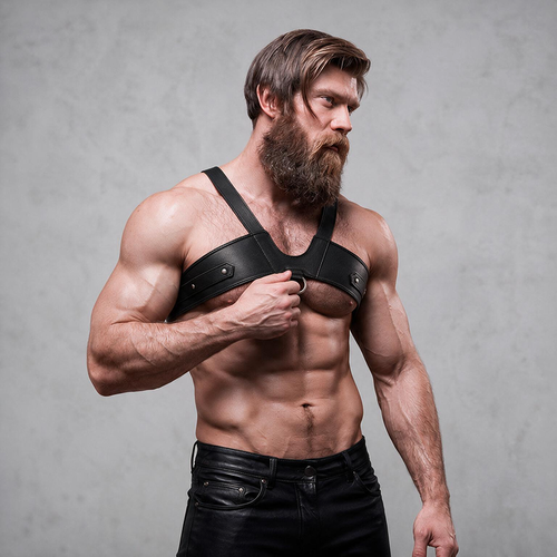 FETISH SUBMISSIVE ACTITUDE - ARNÉS ECOPIEL BRIGADE PECHO HOMBRE
