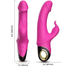 ARMONY - METEROR DILDO VIBRADOR RABBT FUCSIA