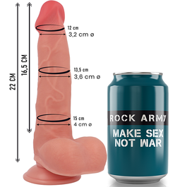 ROCKARMY - RAPTOR 22 CM -O- 3.6 CM DUAL DENSITY LIQUID SILICONE