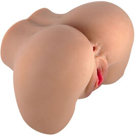 CRAZY BULL - MILA TRASERO VIBRADOR CON VAGINA Y ANO REALÍSTICO NATURAL CONTROL REMOTO