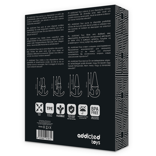 ADDICTED TOYS SET 4 PLUGS ANALES SILICONA