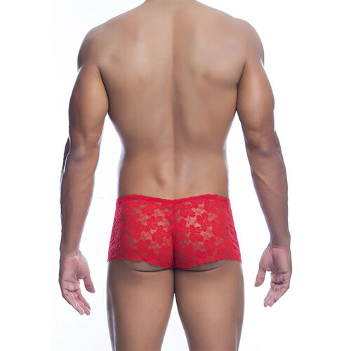 MOB - BOXER ENCAJE ROJO TALLA L/XL