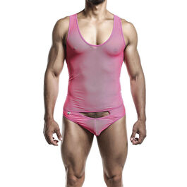 MOB - BODYSHEER TRANSPARTE ROSA TALLA L/XL
