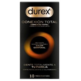 DUREX - CONEXIÓN TOTAL ULTRA FINO PLUS SIN LÁTEX 10 UNIDADES