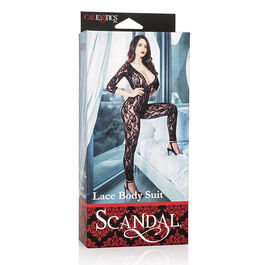 CALEXOTICS - SCANDAL BODY DE ENCAJE NEGRO