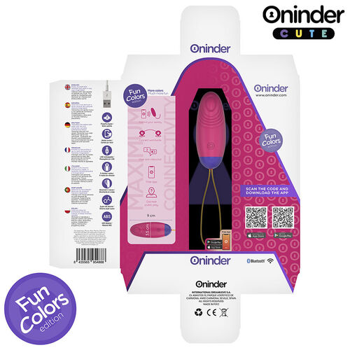 ONINDER CUTE - LOVE PLEASURE HUEVO VIBRO-WAVE TAPPING SILICONA - APP MUNDIAL GRATUITA