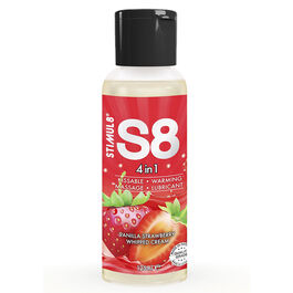 STIMUL8 - S8 4 EN 1 LUBRICANTE POSTRE FRESA 125 ML
