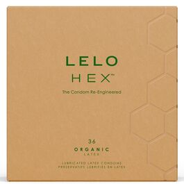 LELO - HEX ORGANIC PRESERVATIVO CAJA 36 UDS