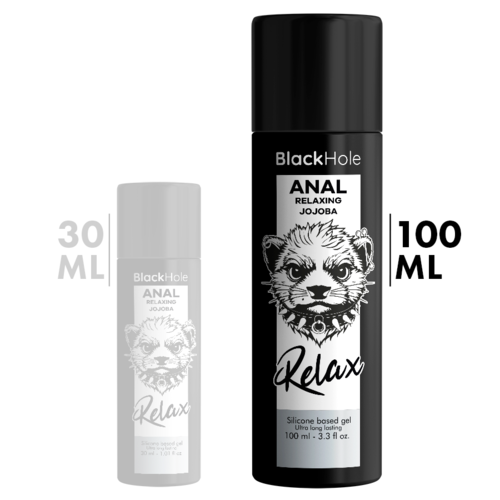 BLACK HOLE - ANAL RELAXING CON JOJOBA BASE SILICONA 100 ML
