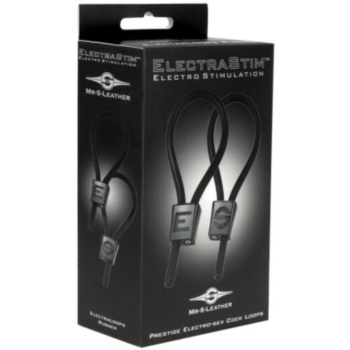 ELECTRASTIM - PRESTIGE ELECTRA LOOPS ANILLOS DE PENE AJUSTABLES NEGRO