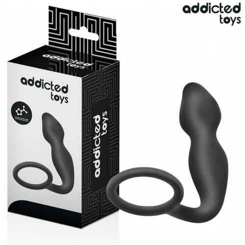 ADDICTED TOYS - PLUG ANAL CON ANILLO SILICONA MODELO 2