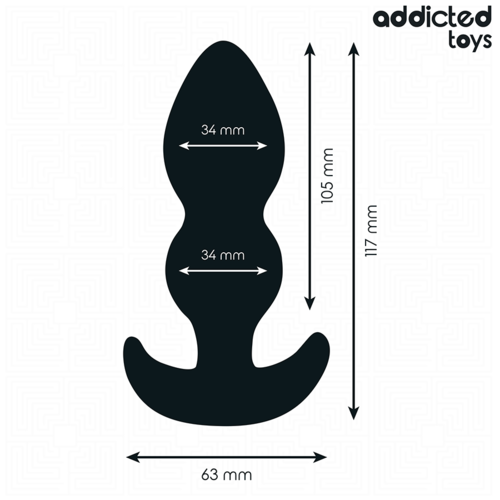 ADDICTED TOYS - PLUG ANAL SILICONA TALLA L 11,7 CM