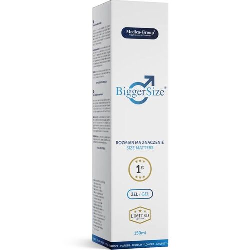 MEDICA GROUP - BIGGER SIZE GEL INTIMO PARA HOMBRE 150 ML