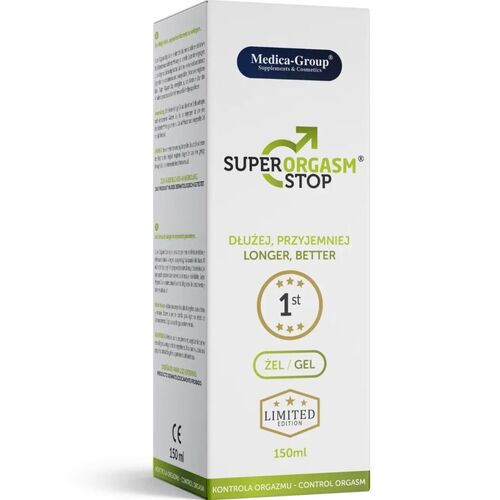 MEDICA GROUP - SUPER ORGASM STOP GEL INTIMO PARA HOMBRE 150 ML