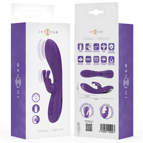 INTENSE - RANDALL VIBRADOR RABBIT 10 VIBRACIONES MORADO