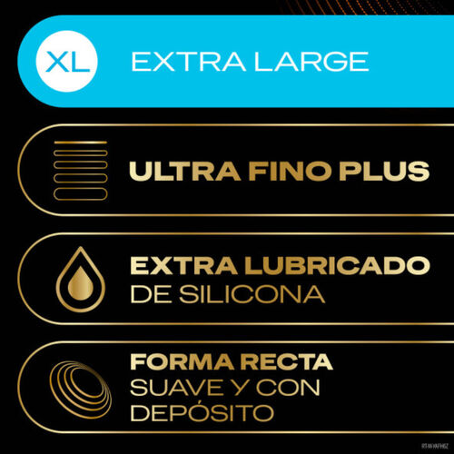 DUREX - CONEXIÓN TOTAL XL ULTRA FINO PLUS SIN LÁTEX 10 UNIDADES