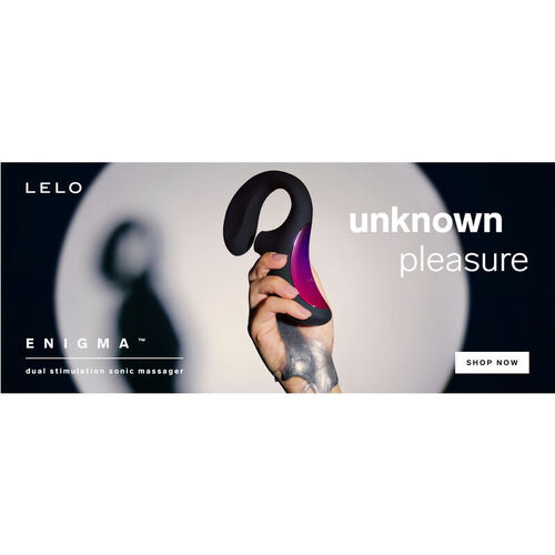 LELO ENIGMA DOBLE ESTIMULACIÓN SUCCION MASAJEADOR DEEP ROSE