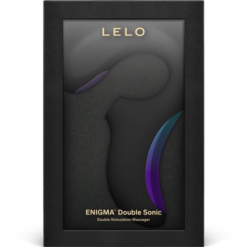 LELO - ENIGMA DOUBLE SONIC VIBRADOR PUNTO G NEGRO