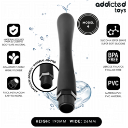 ADDICTED TOYS - LIMPIADOR ANAL CON ADAPTADOR UNIVERSAL MODELO 4