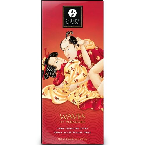 SHUNGA - WAVES PLEASURE SPRAY ORAL SEDUCTOR FRESA 20 ML