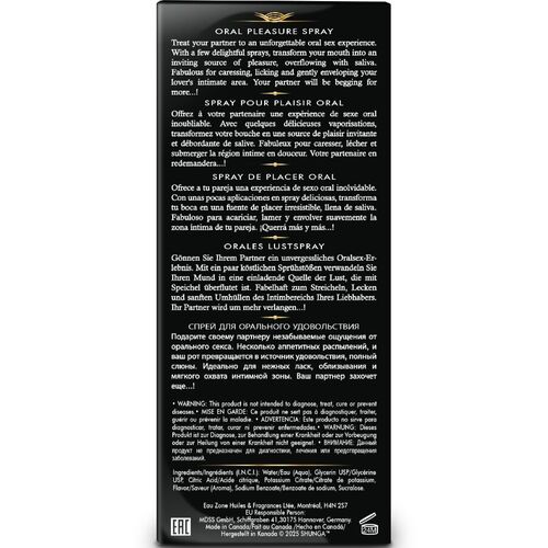 SHUNGA - WAVES PLEASURE SPRAY ORAL SEDUCTOR FRESA 20 ML