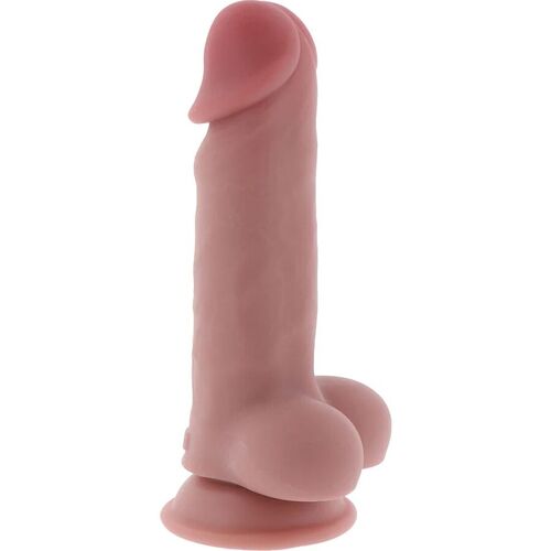 GET REAL - PENE REALÍSTICO DELUXE CON TESTÍCULOS EXTRA GRUESO 17 CM