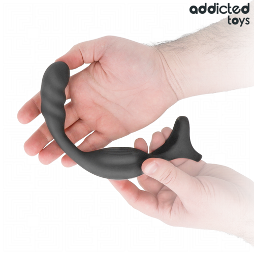 ADDICTED TOYS - ANILLO DOBLE VIBRADOR PROSTÁTICO CONTROL REMOTO