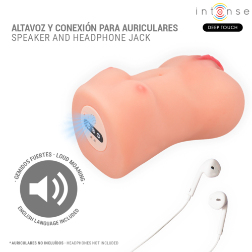 INTENSE DEEP TOUCH - CATHERINE MASTURBADOR CON VOZ VIBRADOR & SUCCIÓN