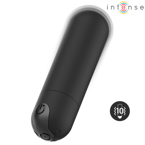 INTENSE - KAREN MINI BALA VIBRADORA 10 MODOS RECARGABLE NEGRO