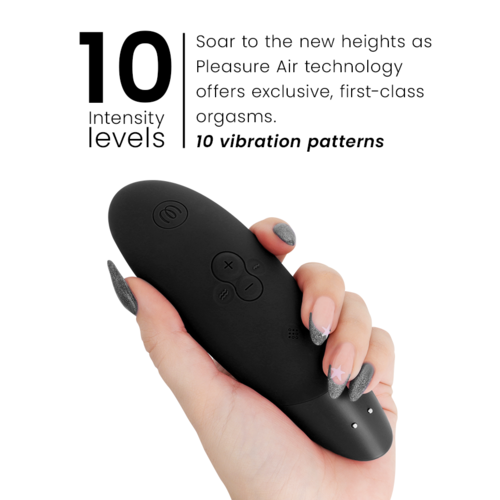 WOMANIZER - ENHANCE ESTIMULADOR DE CLITORÍS NEGRO