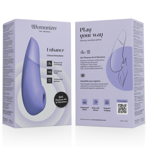 WOMANIZER - ENHANCE ESTIMULADOR DE CLITORÍS LILA