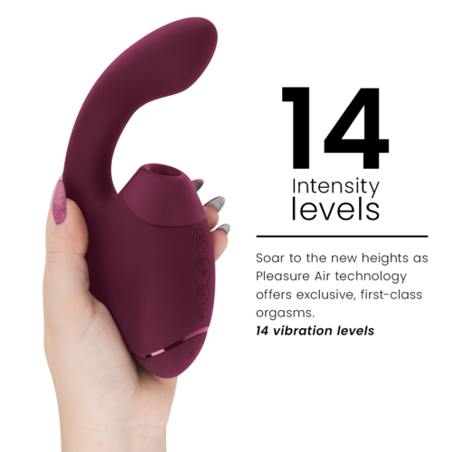 WOMANIZER - DUO NEXT ESTIMULADOR VIBRADOR DUAL CLÍTORIS & PUNTO·G ROSA