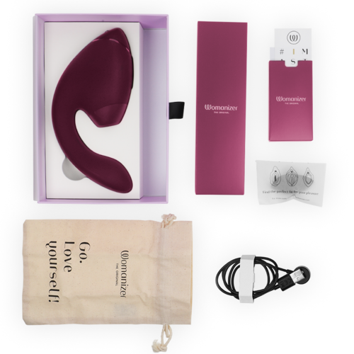 WOMANIZER - DUO NEXT ESTIMULADOR VIBRADOR DUAL CLÍTORIS & PUNTO·G ROSA